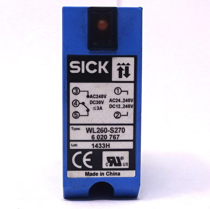 Sick Sensor Fotoelétrico Wl260 Com Filtro Polarização Caixa | Frete grátis